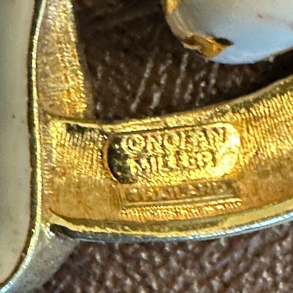 NOLAN MILLER PINK FLOWER FLOATING CLOISONNE HEART Pendant - Picture 5 of 7